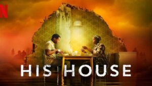 his house