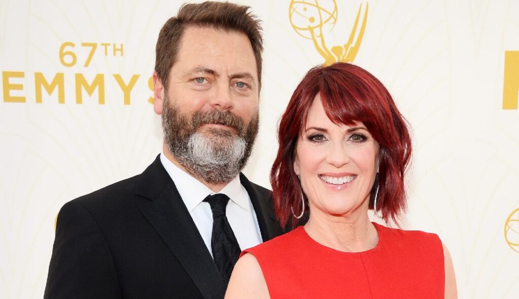 Nick-Offerman-And-Meghan-Mullally